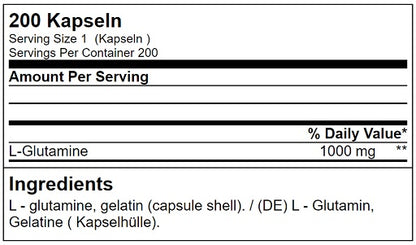 GN Glutamine Tera Caps 200 Kapseln - SHOPOUTLET24. Der Protein und Supplement Dealer