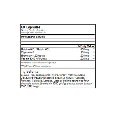 GN Digestive Enzymes 60 Kapsel - SHOPOUTLET24. Der Protein und Supplement Dealer