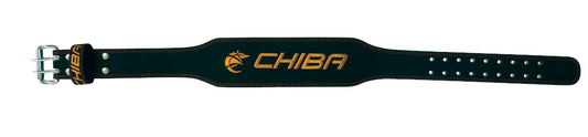 Chiba - 40810 - Ledergürtel schwarz/gold - SHOPOUTLET24. Der Protein und Supplement Dealer