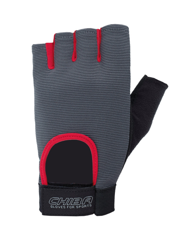 Chiba - 40416 - Fit - Grau Rot - SHOPOUTLET24. Der Protein und Supplement Dealer