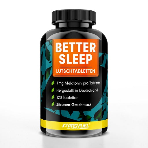 ProFuel Better Sleep Melatonin - 120 Lutschtabletten - SHOPOUTLET24. Der Protein und Supplement Dealer