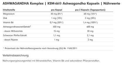 ProFuel Ashwagandha Komplex KSM-66 120 Kapseln - SHOPOUTLET24. Der Protein und Supplement Dealer