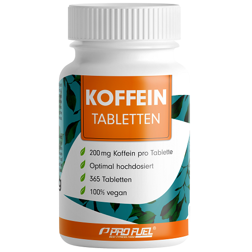 ProFuel Koffein (200mg) 365 Tabletten - SHOPOUTLET24. Der Protein und Supplement Dealer