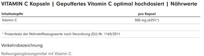 ProFuel Vitamin C gepuffert 365 Kapseln - SHOPOUTLET24. Der Protein und Supplement Dealer