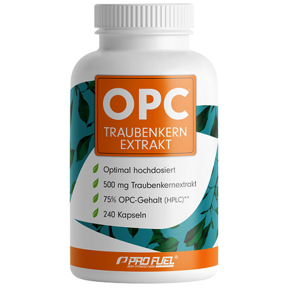ProFuel OPC Traubenkernextrakt 240 Kapseln - SHOPOUTLET24. Der Protein und Supplement Dealer