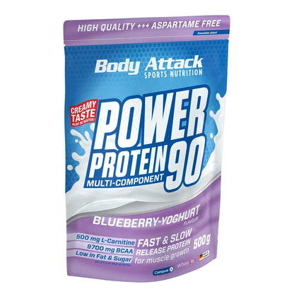 Body Attack Power Protein 90 500g - SHOPOUTLET24. Der Protein und Supplement Dealer