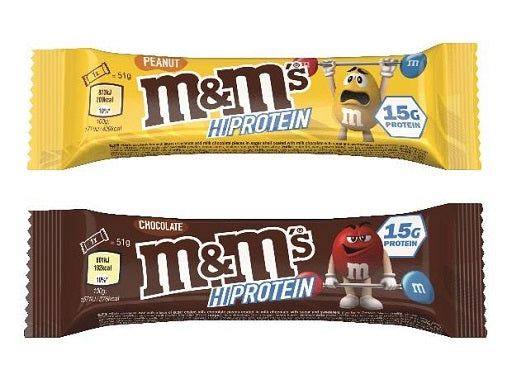 M&amp;M M and M Protein Bar 12x51g