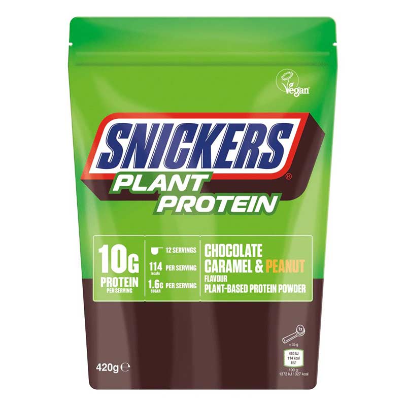 Snickers Plant Protein Powder 420g - SHOPOUTLET24. Der Protein und Supplement Dealer