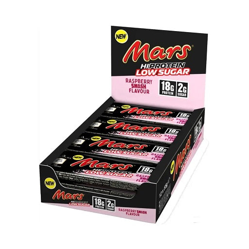 Mars Low Sugar High Protein Bar 12x55g Raspberry Smash 