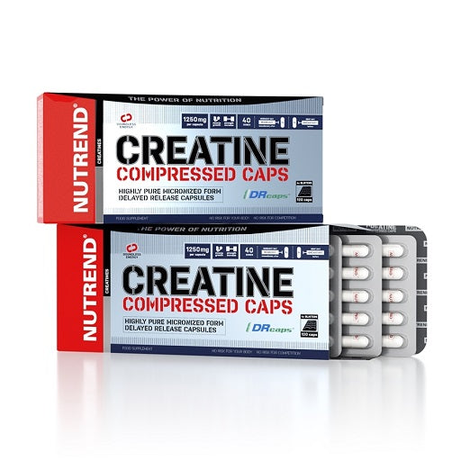Nutrend Creatine Compressed Caps, 120 Kapseln - SHOPOUTLET24. Der Protein und Supplement Dealer