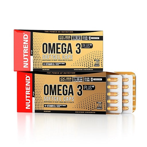 Nutrend Omega 3 Plus 120 Softgel Kapseln - SHOPOUTLET24. Der Protein und Supplement Dealer