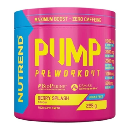 Nutrend Pump 225g - SHOPOUTLET24. Der Protein und Supplement Dealer