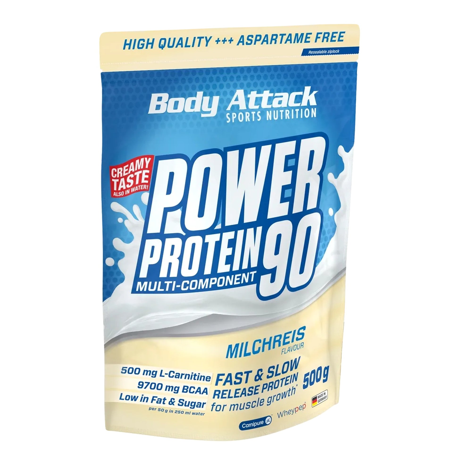 Body Attack Power Protein 90 500g - SHOPOUTLET24. Der Protein und Supplement Dealer