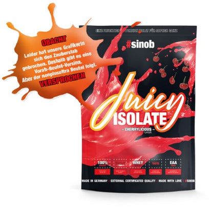 Sinob Juicy Isolate 1kg - SHOPOUTLET24. Der Protein und Supplement Dealer