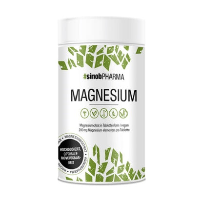 Sinob Magnesium Citrat 120 Tabletten - SHOPOUTLET24. Der Protein und Supplement Dealer