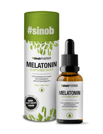 Sinob Melatonin drops 50ml (1400 drops)