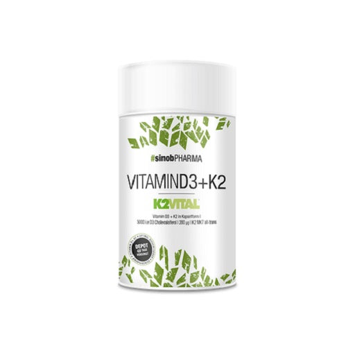 Sinob Vitamin D3 K2 60 capsules 