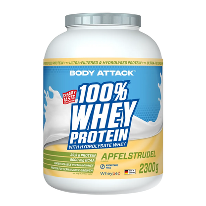 Body Attack 100% Whey Protein 2300g - SHOPOUTLET24. Der Protein und Supplement Dealer