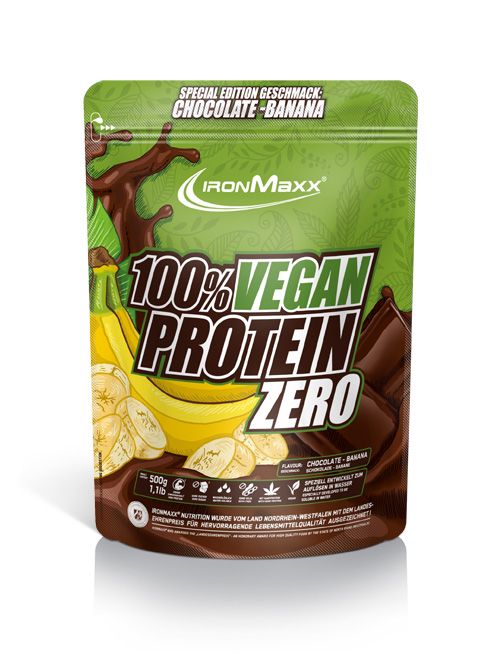 IronMaxx 100% Vegan Protein Zero 500g