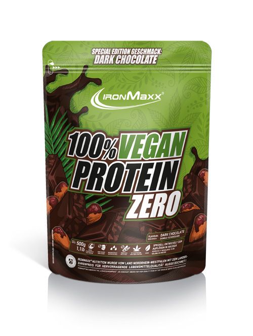 IronMaxx 100% Vegan Protein Zero 500g