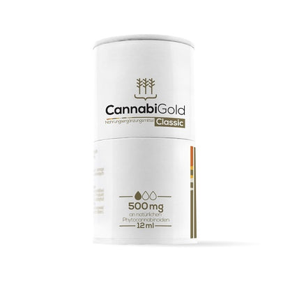 CannabiGold Classic 12ml 500mg CBD (5%) - SHOPOUTLET24. Der Protein und Supplement Dealer