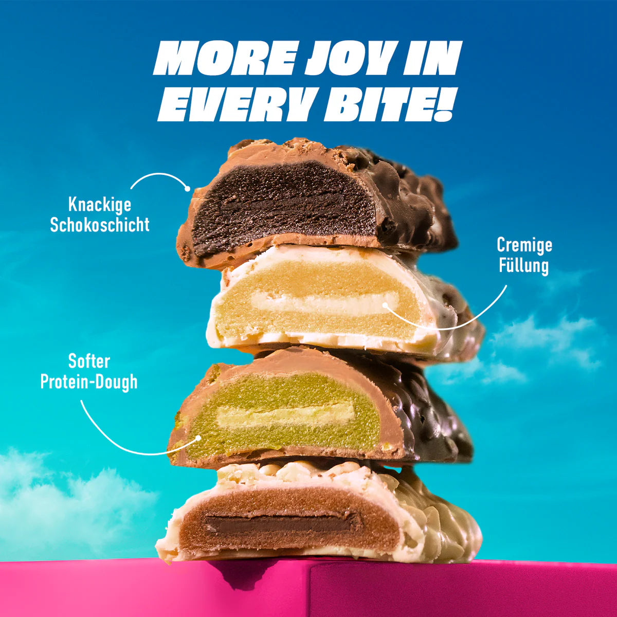 More Nutrition Protein Satisbites 12 x 2x25g - SHOPOUTLET24. Der Protein und Supplement Dealer