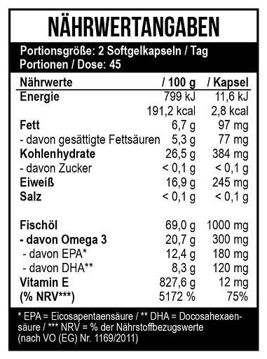 MST - Nordic Fish Oil 90 caps (Omega 3) - SHOPOUTLET24. Der Protein und Supplement Dealer