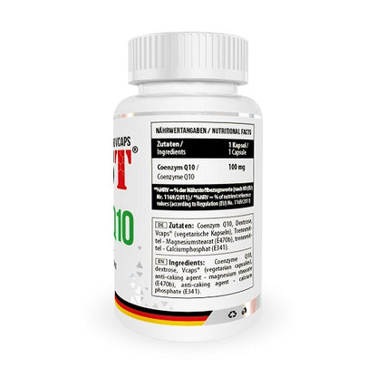 MST - Coenzyme Q10 - 100mg 60 Kapseln - SHOPOUTLET24. Der Protein und Supplement Dealer