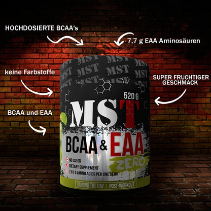 MST - EAA & BCAA 520g - SHOPOUTLET24. Der Protein und Supplement Dealer