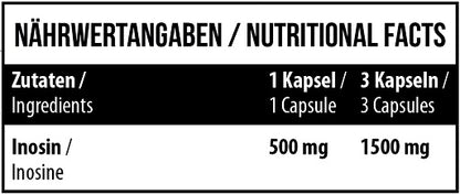 MST - Inosine 1500 102 Kapsel - SHOPOUTLET24. Der Protein und Supplement Dealer