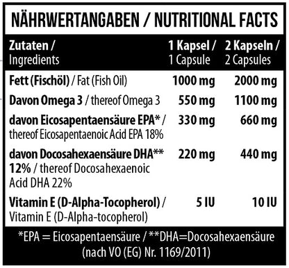 MST - Omega 3 Selected 110 Kapseln - SHOPOUTLET24. Der Protein und Supplement Dealer
