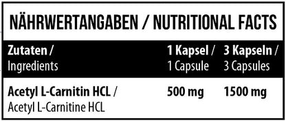 MST - L-Carnitine Acetyle 90 Kapsel - SHOPOUTLET24. Der Protein und Supplement Dealer