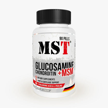 MST - Glucosamine Chondroitine MSM  HYALURON - 90 Tabletten - SHOPOUTLET24. Der Protein und Supplement Dealer