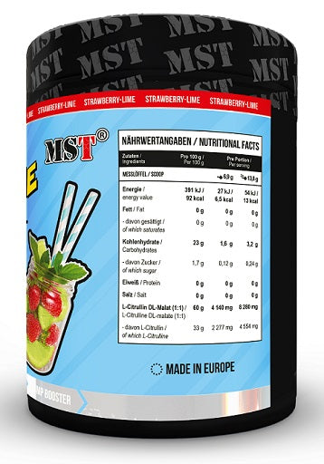 MST - Citrulline Pump 262g - SHOPOUTLET24. Der Protein und Supplement Dealer