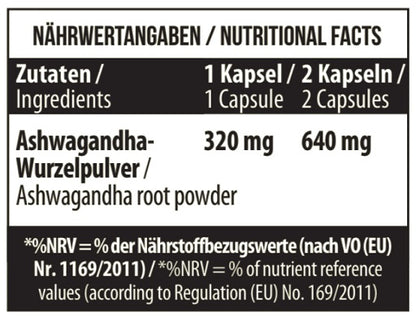 MST - Ashwaghanda 100 Kapseln - SHOPOUTLET24. Der Protein und Supplement Dealer
