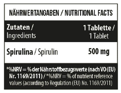 MST - Spirulina 90 Tabletten - SHOPOUTLET24. Der Protein und Supplement Dealer