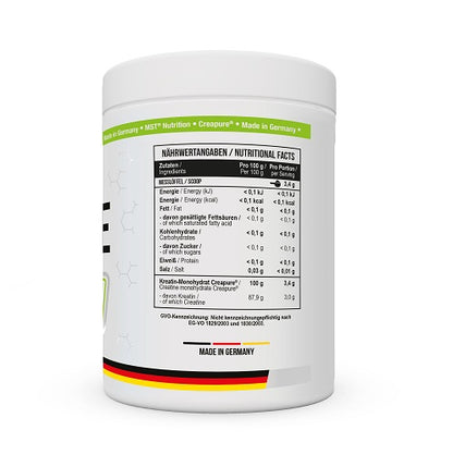 MST - Creatin Pro CREAPURE 500g - SHOPOUTLET24. Der Protein und Supplement Dealer