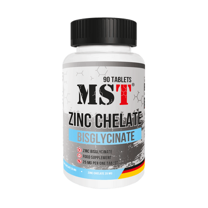 MST - Zinc Chelate Bisglycinate 90 Tabletten - SHOPOUTLET24. Der Protein und Supplement Dealer