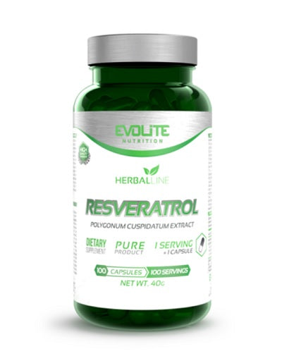 Evolite Nutrition Resveratrol 100 Caps - SHOPOUTLET24. Der Protein und Supplement Dealer