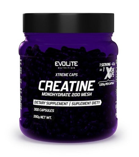 Evolite Nutrition Creatine Monohydrat 300 Caps - SHOPOUTLET24. Der Protein und Supplement Dealer