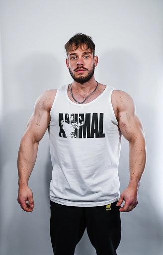 Universal Animal Iconic Tank Top White - SHOPOUTLET24. Der Protein und Supplement Dealer