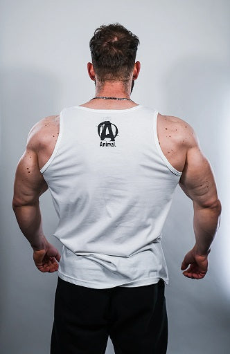 Universal Animal Iconic Tank Top White - SHOPOUTLET24. Der Protein und Supplement Dealer