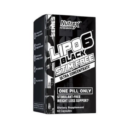 Nutrex Lipo 6 Black STIM-FREE 60 Kapseln - SHOPOUTLET24. Der Protein und Supplement Dealer