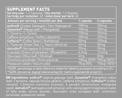 Swedish Supplements Fucked Up Spike 60 Kapseln