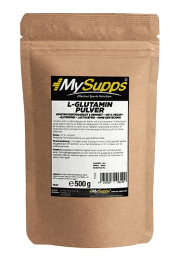 MySupps Glutamine 500g - SHOPOUTLET24. Der Protein und Supplement Dealer