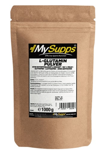 MySupps Glutamine 1000g - SHOPOUTLET24. Der Protein und Supplement Dealer