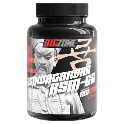 Big Zone Ashwagandha KSM-66 120 Kapseln - SHOPOUTLET24. Der Protein und Supplement Dealer