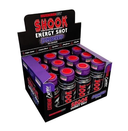 Murdered Out Shook Shot 12x60ml - SHOPOUTLET24. Der Protein und Supplement Dealer