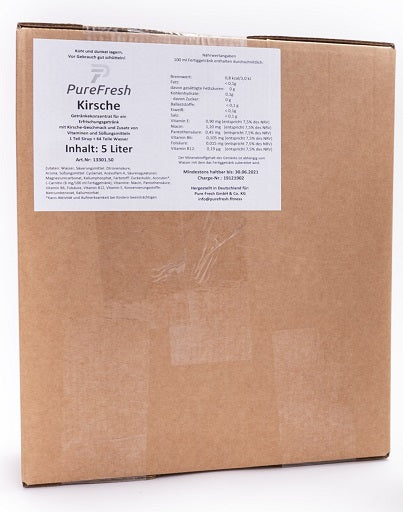 Trugge - PureFresh 5l Bag-in-Box Getränkekonzentrat - SHOPOUTLET24. Der Protein und Supplement Dealer