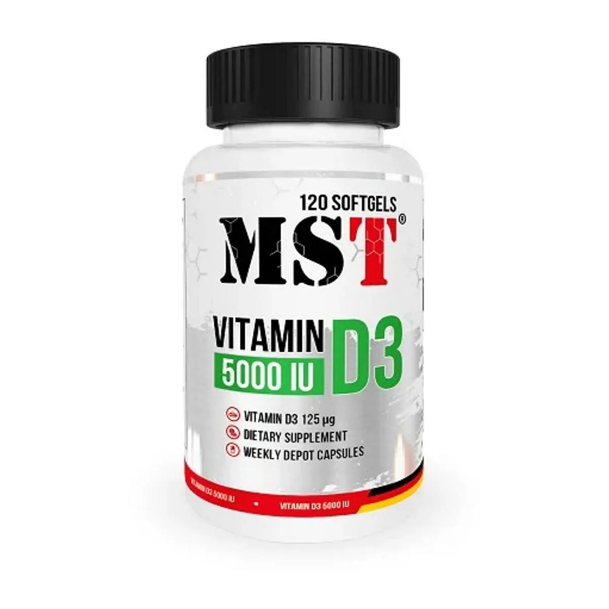 MST - Vitamin D3  K2  MK-7 120 Kapseln - SHOPOUTLET24. Der Protein und Supplement Dealer